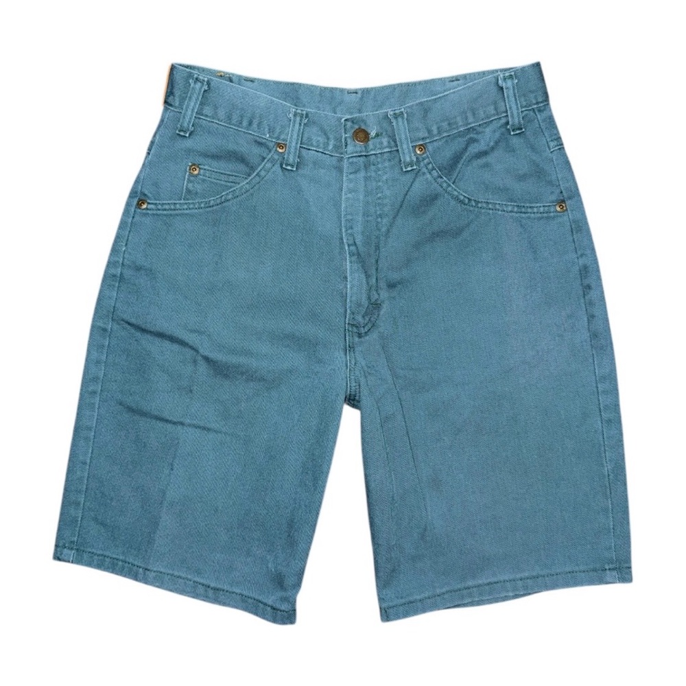 Vintage North West Blue Teal Blue Denim Jean Shorts High Waisted 90s Women’s 30